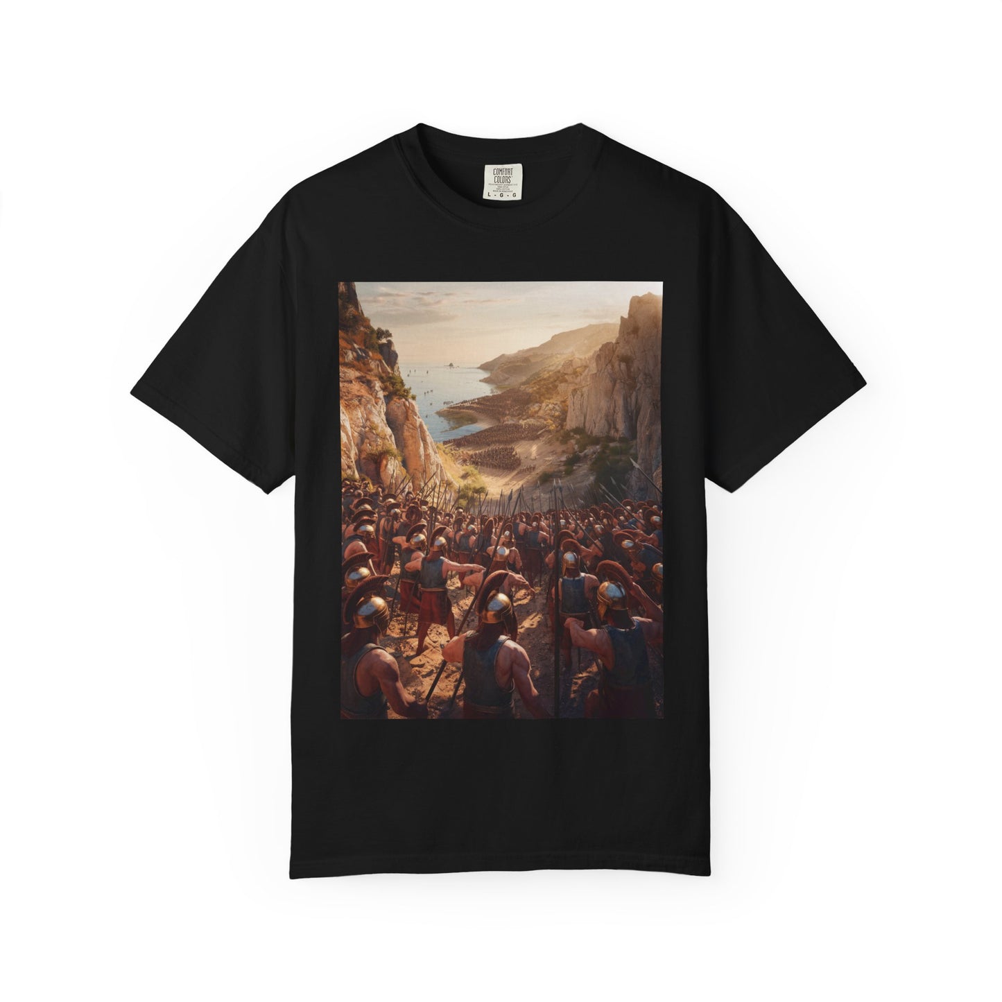 Battle of Thermopylae 480 BC — 300 Spartans Battle Tee