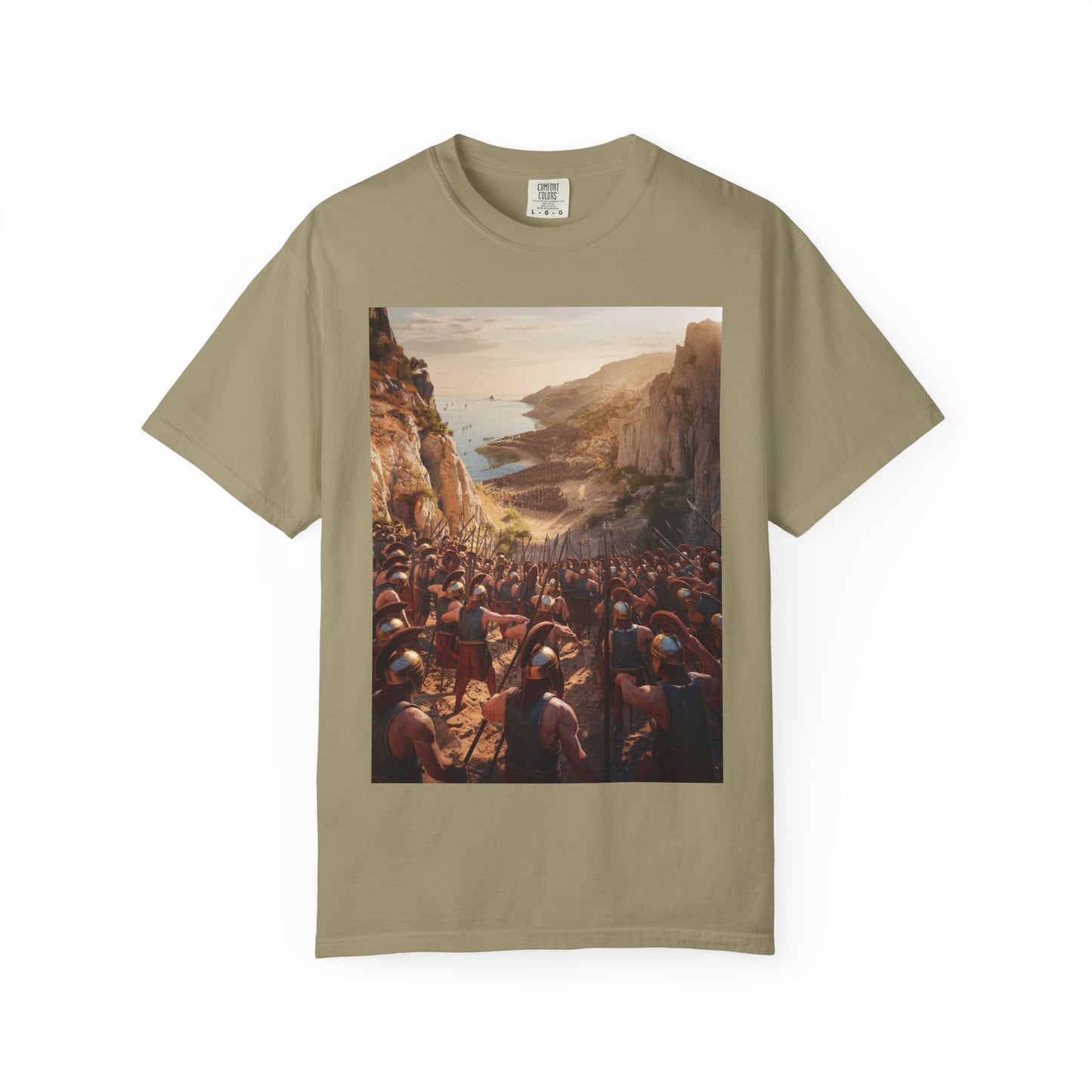 Battle of Thermopylae 480 BC — 300 Spartans Battle Tee