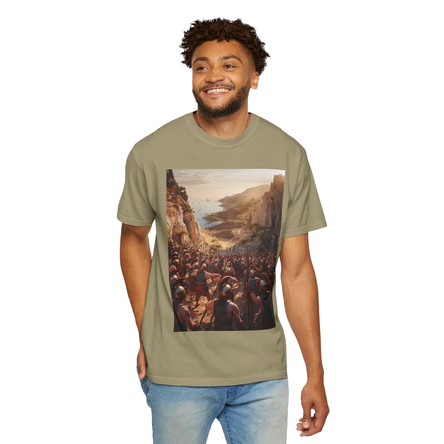 Battle of Thermopylae 480 BC — 300 Spartans Battle Tee