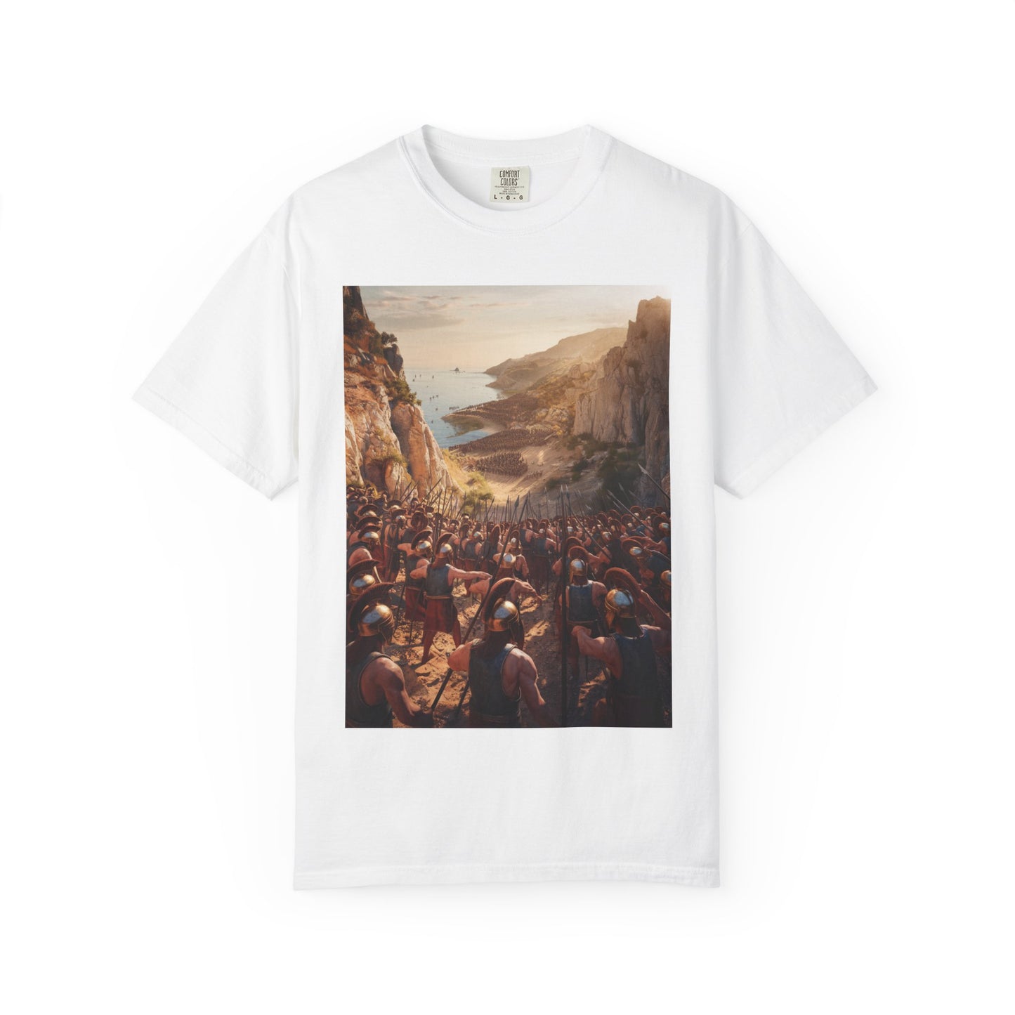 Battle of Thermopylae 480 BC — 300 Spartans Battle Tee